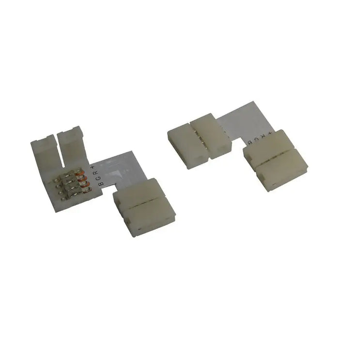 CONNECTOR FOR LED STRIP L RGB IP20 2PCS D-IL - LED ленти и аксесоари<<<Вътрешно осветление<<<Мебели и