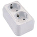 CONTACT DOUBLE FOR OUTDOOR MOUNTING WHITE IP20 MAKEL MIMOSA - Ключове и