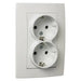 CONTACT DOUBLE MAKEL Lilium Natural Kare - Ключове и контакти<<<Електроматериали<<<Praktiker&&&Ключове и