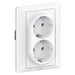 CONTACT DOUBLE MECHANISM WHITE LEGRAND Valena Life - Ключове и контакти<<<Електроматериали<<<Praktiker&&&Ключове и