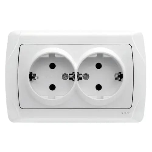 CONTACT DOUBLE VIKO BY PANASONIC Carmen - Ключове и контакти<<<Електроматериали<<<Praktiker&&&Ключове и