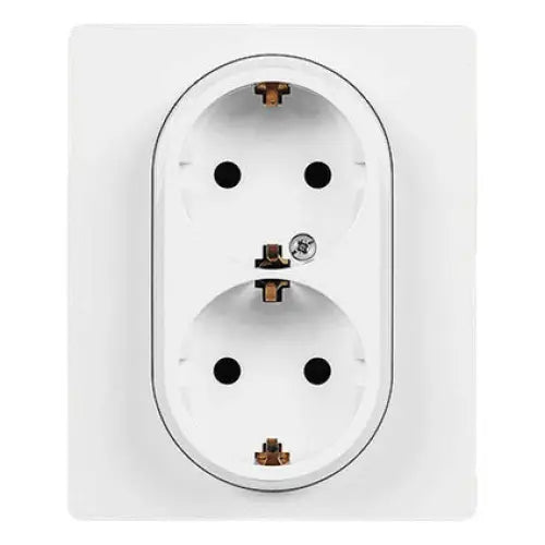 CONTACT DOUBLE WHITE LEGRAND NILOE - Ключове и контакти<<<Електроматериали<<<Praktiker&&&Ключове и