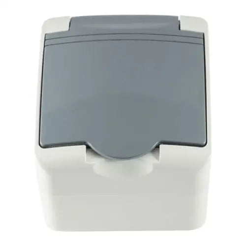 CONTACT IP44 SINGLE GRAY MELOPLAM TONI - Ключове и контакти<<<Електроматериали<<<Praktiker&&&Ключове и