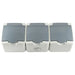 CONTACT IP44 TRIPLE GRAY MELOPLAM TONI - Ключове и контакти<<<Електроматериали<<<Praktiker&&&Ключове и