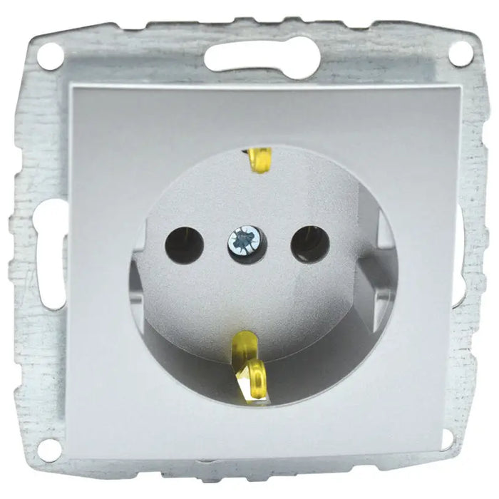 CONTACT MECHANISM SILVER MONO DESPINA - Ключове и контакти<<<Електроматериали<<<Praktiker&&&Ключове и