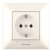 CONTACT SHUKO CREAM PANASONIC Arkedia Slim - Ключове и контакти<<<Електроматериали<<<Praktiker&&&Ключове и