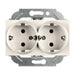 CONTACT SHUKO DOUBLE MECHANISM BRONZE IP20 PANASONIC KARRE PLUS - Ключове и