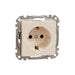 CONTACT SINGLE CREAM SCHNEIDER SEDNA (SDD112022) - Ключове и контакти<<<Електроматериали<<<Praktiker&&&Ключове и