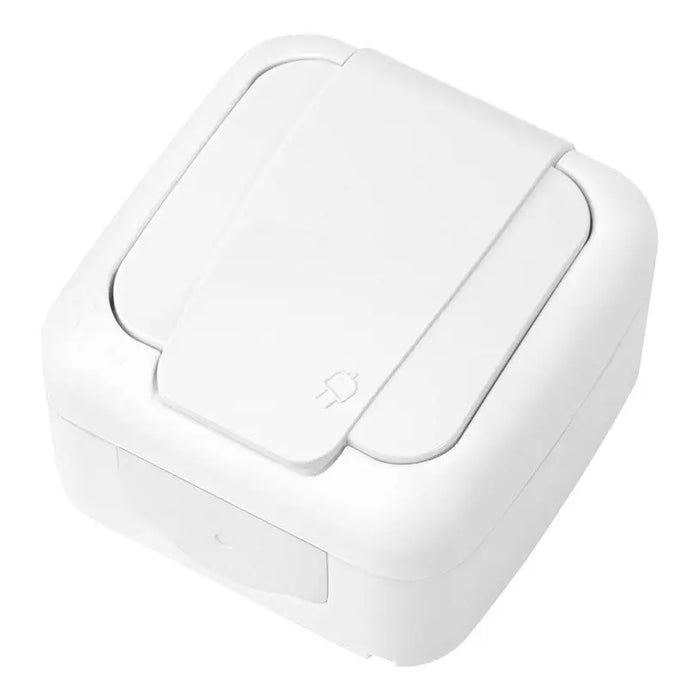 CONTACT SINGLE IP54 WHITE VIKO BY PANASONIC Palmiye - Ключове и контакти<<<Електроматериали<<<Praktiker&&&Ключове и