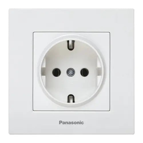 CONTACT SINGLE PANASONIC KARRE PLUS - Ключове и контакти<<<Електроматериали<<<Praktiker&&&Ключове и