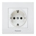 CONTACT SINGLE PANASONIC KARRE PLUS - Ключове и контакти<<<Електроматериали<<<Praktiker&&&Ключове и