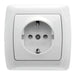 CONTACT SINGLE VIKO BY PANASONIC Carmen - Ключове и контакти<<<Електроматериали<<<Praktiker&&&Ключове и