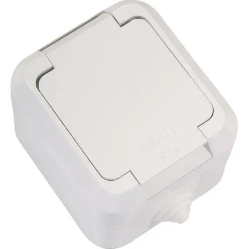 CONTACT SINGLE WITH COVER MOISTURE PROTECTION IP44 WHITE MAKEL VIOLET - Ключове и