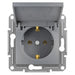 CONTACT SINGLE WITH COVER STEEL SCHNEIDER ASFORA - Ключове и контакти<<<Електроматериали<<<Praktiker&&&Ключове и