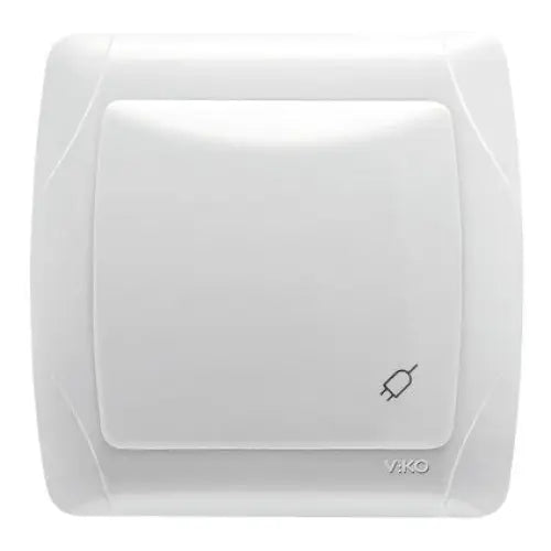 CONTACT SINGLE WITH COVER VIKO BY PANASONIC Carmen - Ключове и контакти<<<Електроматериали<<<Praktiker&&&Ключове и