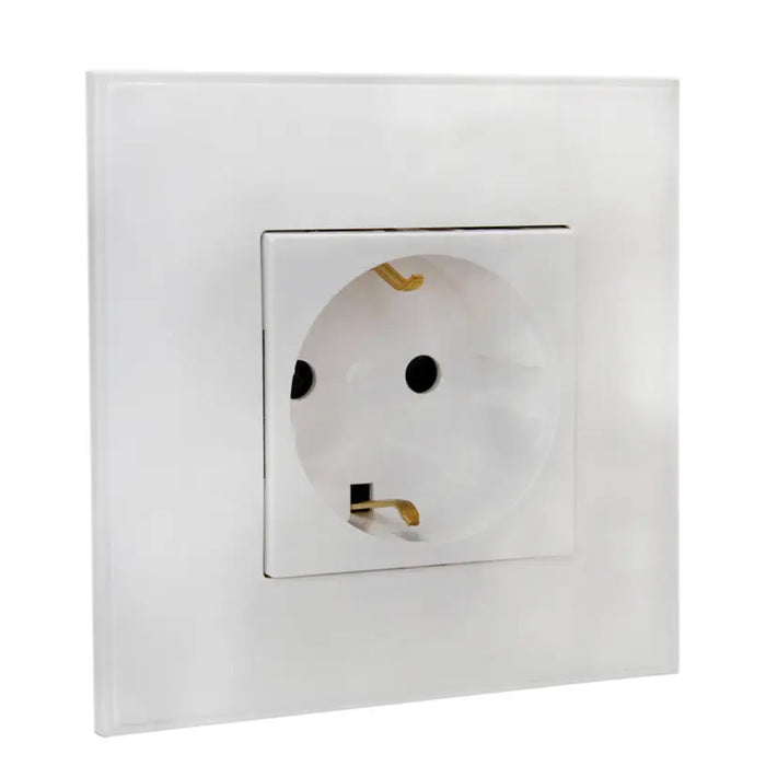 CONTACT SINGLE WITH FRAME WHITE BTICINO CLASSIA - Ключове и контакти<<<Електроматериали<<<Praktiker&&&Ключове и
