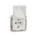 CONTACT WITH COVER IP44 WHITE SCHNEIDER SEDNA (SDD211023) - Ключове и контакти<<<Електроматериали<<<Praktiker&&&Ключове