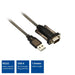 Converter cable ACT Ewent AC6000 USB-A male - Serial port D-sub 9-pin male 1.5 m Black - PC кабели<<<Кабели<<<ValiAPI