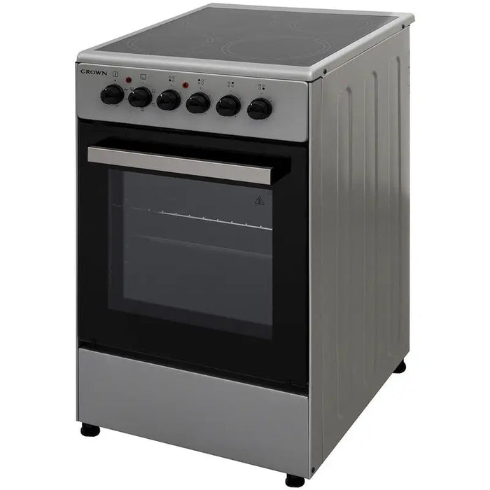 Cooker (current) Crown CEC-5060V IX Ceramic INOX - Готварски печки<<<Домакински електроуреди<<<ZoraSite