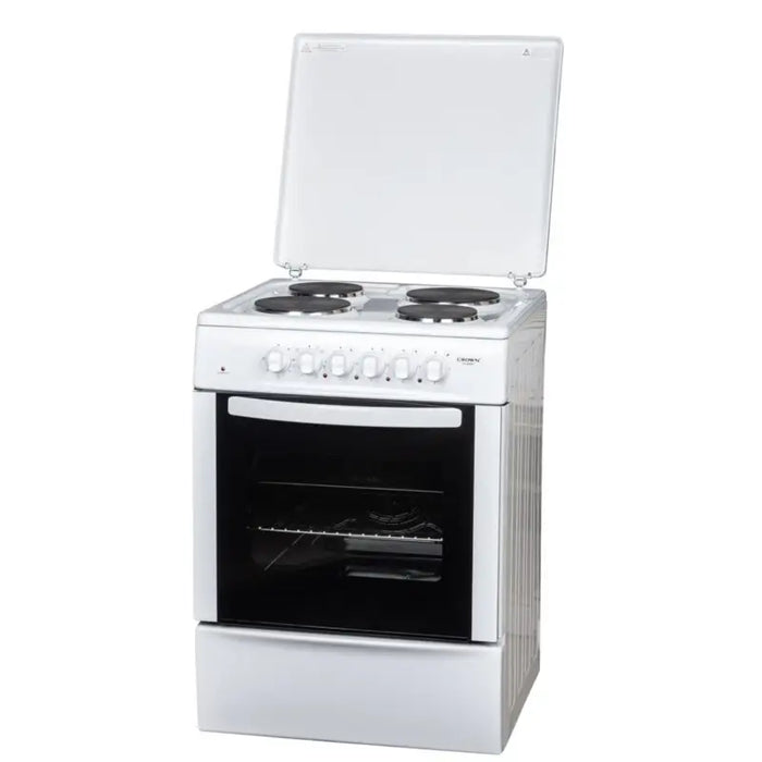 Cooker (current) Crown CR-60E60V 4 current White - Готварски печки<<<Домакински електроуреди<<<ZoraSite