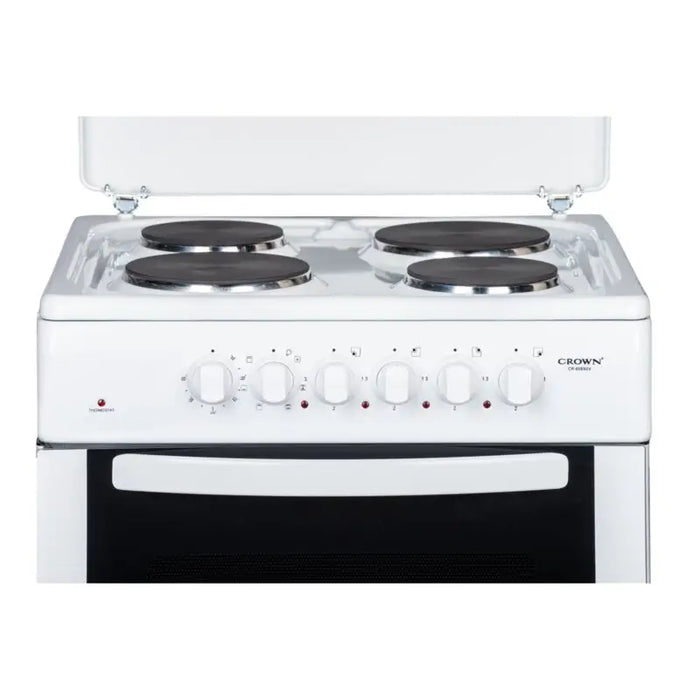 Cooker (current) Crown CR-60E60V 4 current White - Готварски печки<<<Домакински електроуреди<<<ZoraSite