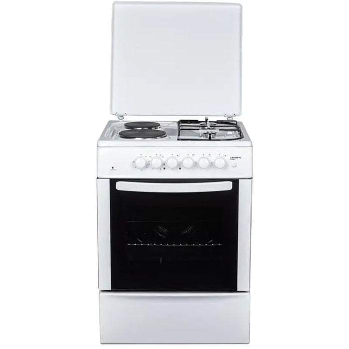Cooker (electric/gas) Crown CR-6060V 2 gas 2 current White - Готварски печки<<<Домакински електроуреди<<<ZoraSite