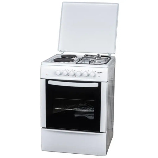 Cooker (electric/gas) Crown CR-6060V 2 gas 2 current White - Готварски печки<<<Домакински електроуреди<<<ZoraSite