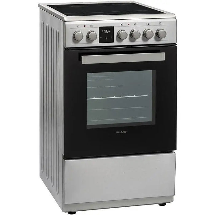 Cooker (electric) Sharp KF-56FVDT22IMK-EU Ceramic INOX - Готварски печки<<<Домакински електроуреди<<<ZoraSite