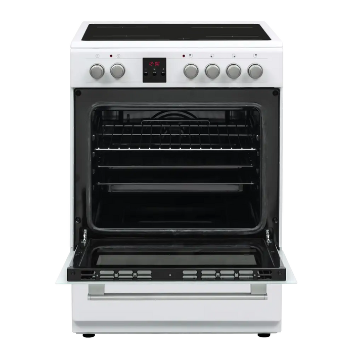 Cooker (electric) Sharp KF-76FVDD22WMK-CH Ceramic White - Готварски печки<<<Домакински електроуреди<<<ZoraSite