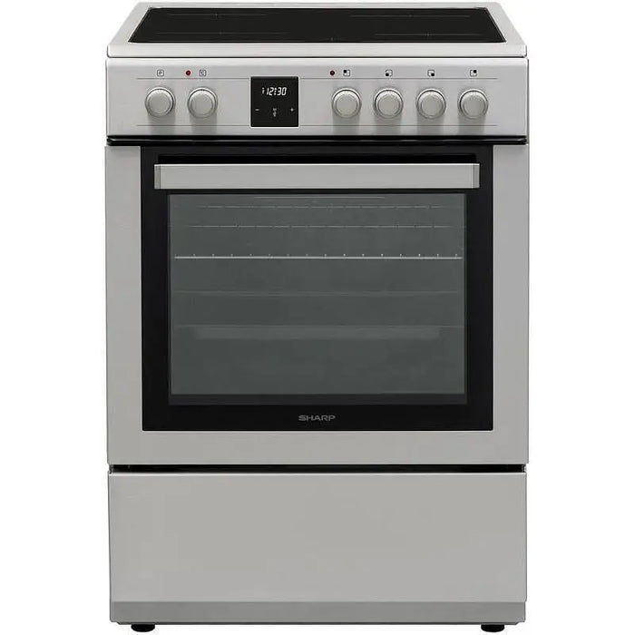 Cooker (electric) Sharp KF-76FVDT22IMK-EU Ceramic INOX - Готварски печки<<<Домакински електроуреди<<<ZoraSite