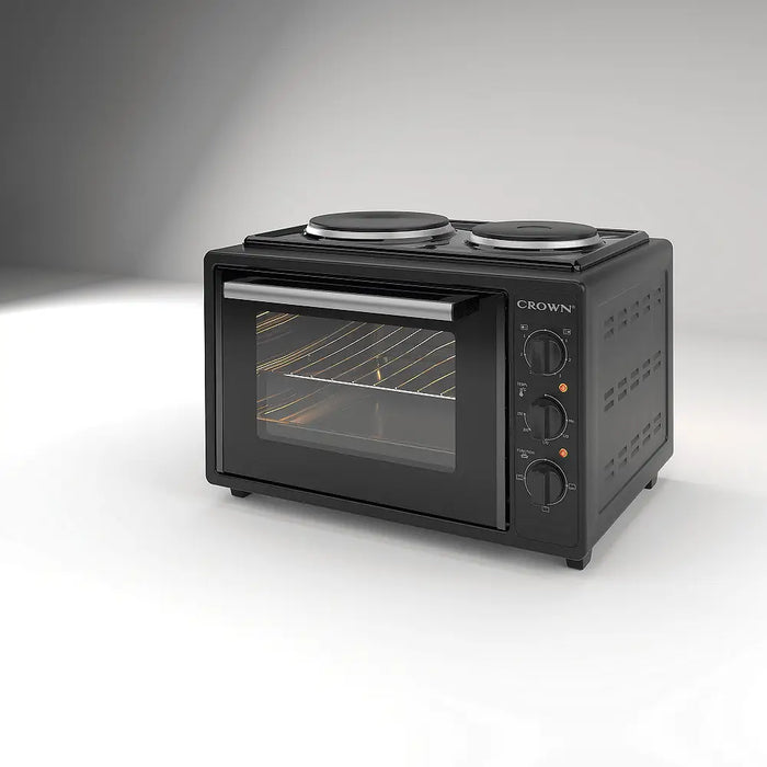 Cooker (mini) Crown CMO-355BF 2 current Black - Мини готварски печки<<<Домакински електроуреди<<<ZoraSite
