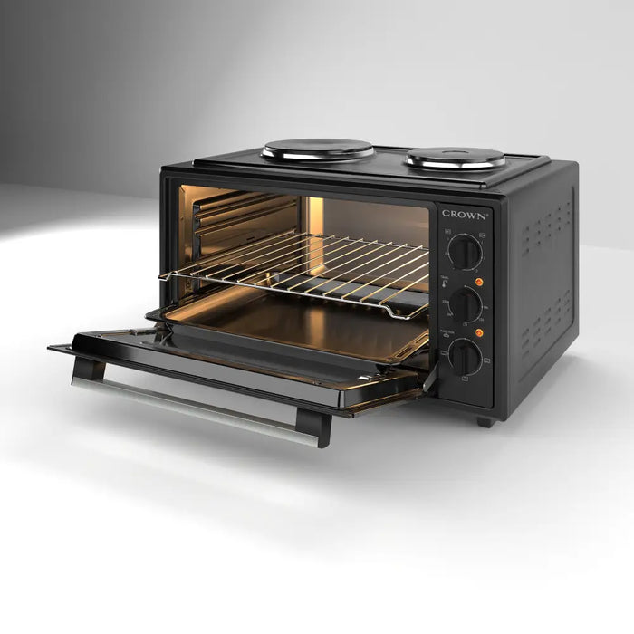 Cooker (mini) Crown CMO-455BF 2 current Black - Мини готварски печки<<<Домакински електроуреди<<<ZoraSite