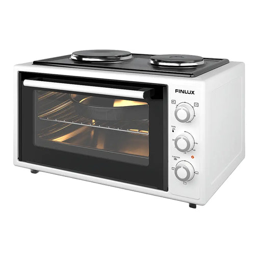 Cooker (mini) Finlux FMC-4524WF 2 current White - Мини готварски печки<<<Домакински електроуреди<<<ZoraSite