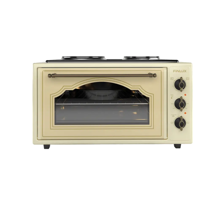 Cooker (mini) Finlux FMC-9601DP 2 current Champagne - Мини готварски печки<<<Домакински електроуреди<<<ZoraSite