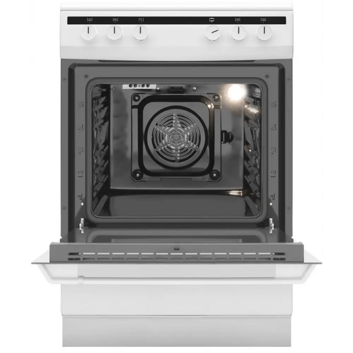 Cooker with ceramic top AMICA 618CE2.30(W) 55355 - Готв. печки с керам. плот<<<Готварски печки<<<Домакински