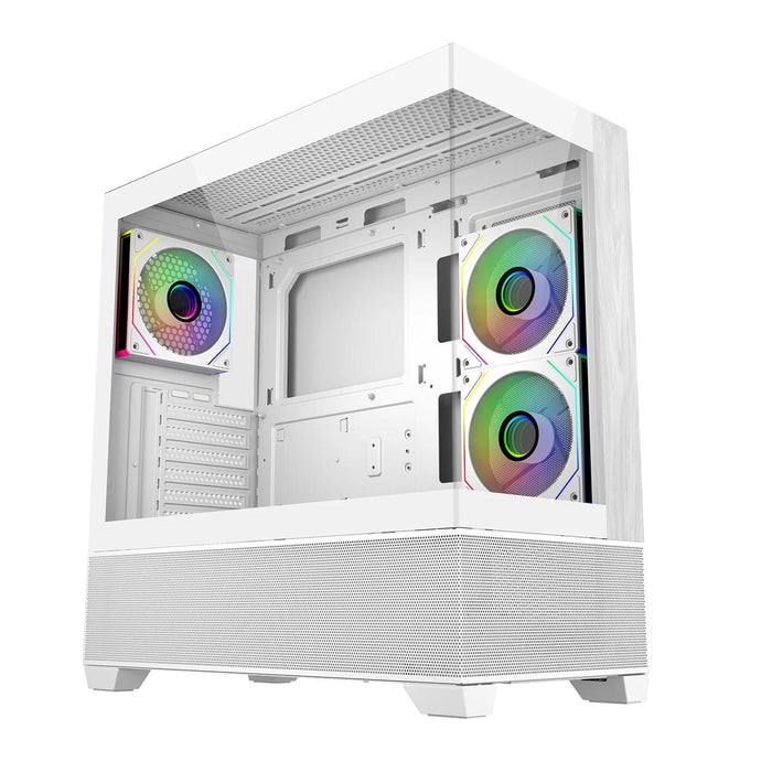 CoolerMaster Elite 690 Wood Case - White