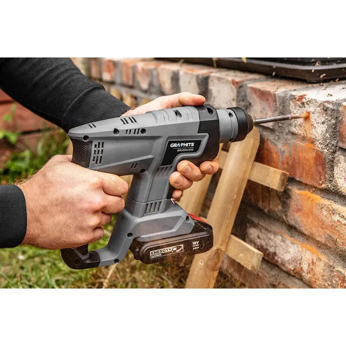 CORDLESS BRUSHLESS PUNCH GRAPHITE 58G027 18 V 2.20 J SDS PLUS WITHOUT BATTERY AND CHARGER - Перфоратори<<<Пробивни