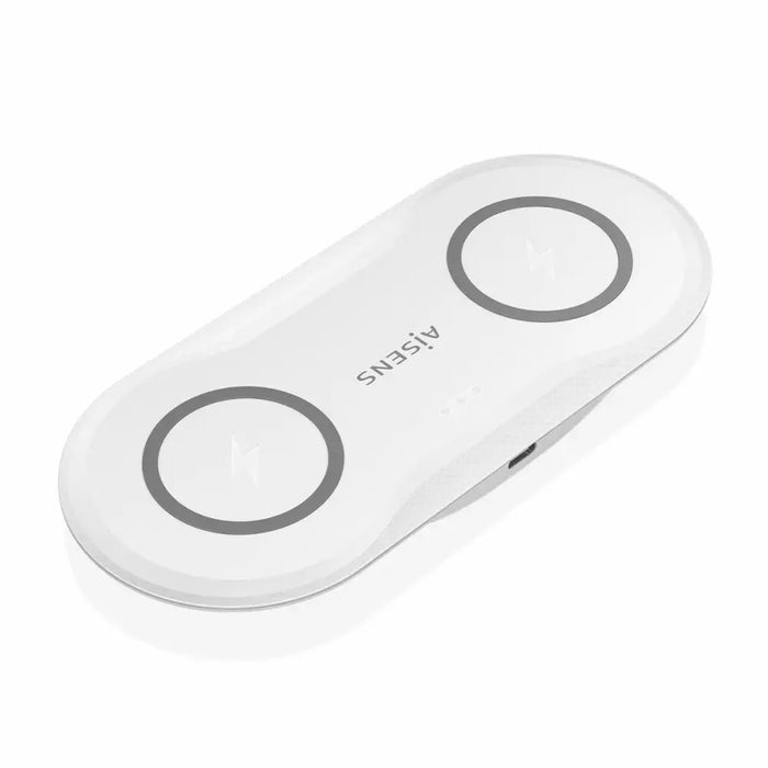 Cordless Charger Aisens ASCH-15W2WC059-W White - Електроника Телефони и таблети<<<Компютри| Електроника<<<BigBuy&&&USB