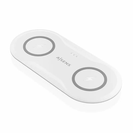 Cordless Charger Aisens ASCH-15W2WC059-W White - Електроника Телефони и таблети<<<Компютри| Електроника<<<BigBuy&&&USB