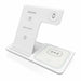 Cordless Charger Aisens ASCH-15W3WC044-W White 15 W 3-in-1 - USB зарядни и кабели<<<Електроника Телефони и