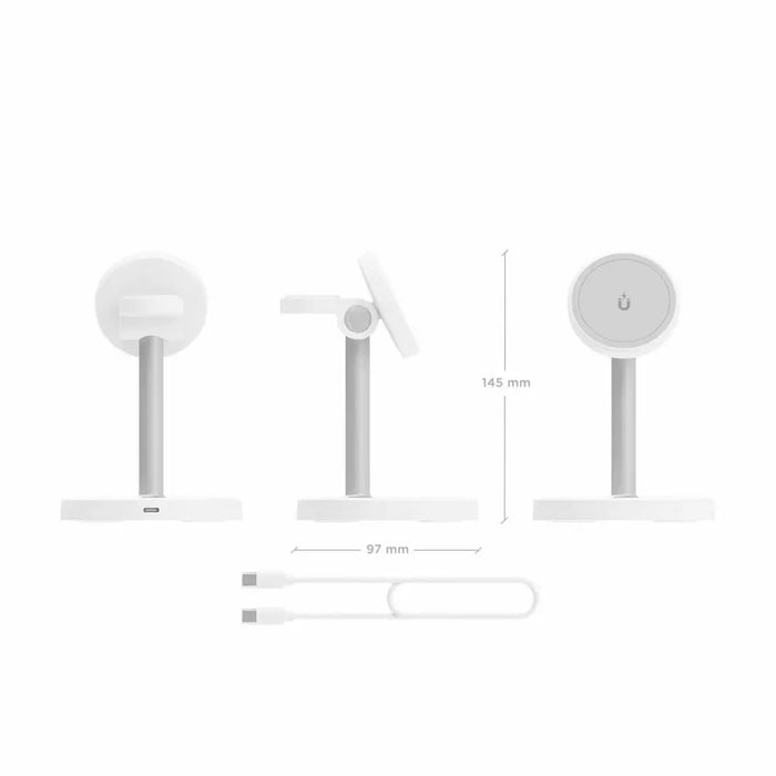 Cordless Charger Aisens ASCH-15W3WC065-W White 15 W - Електроника Телефони и таблети<<<Компютри|