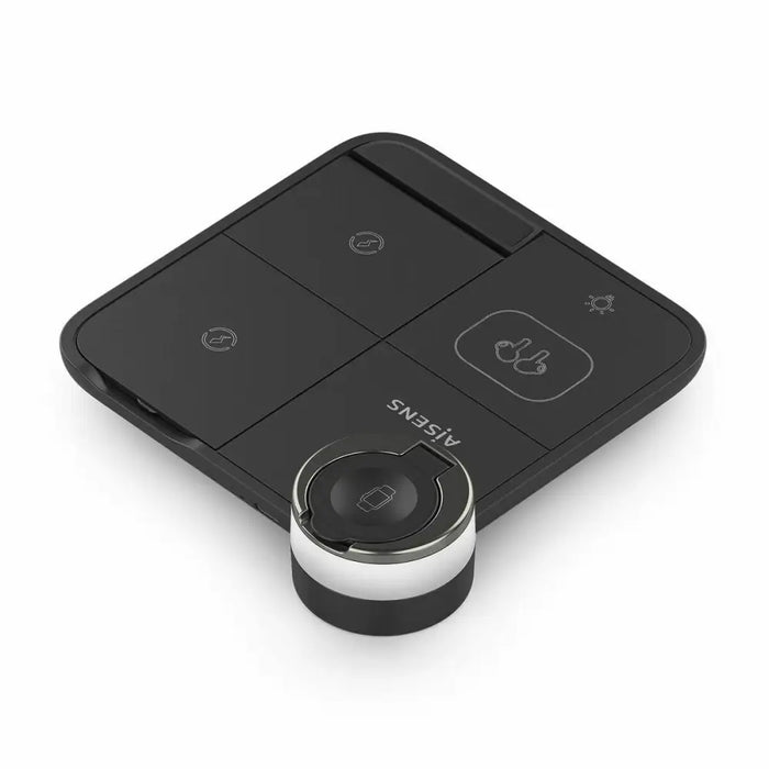 Cordless Charger Aisens ASCH-15W4WC062-BK Black 15 W - USB зарядни и кабели<<<Електроника Телефони и