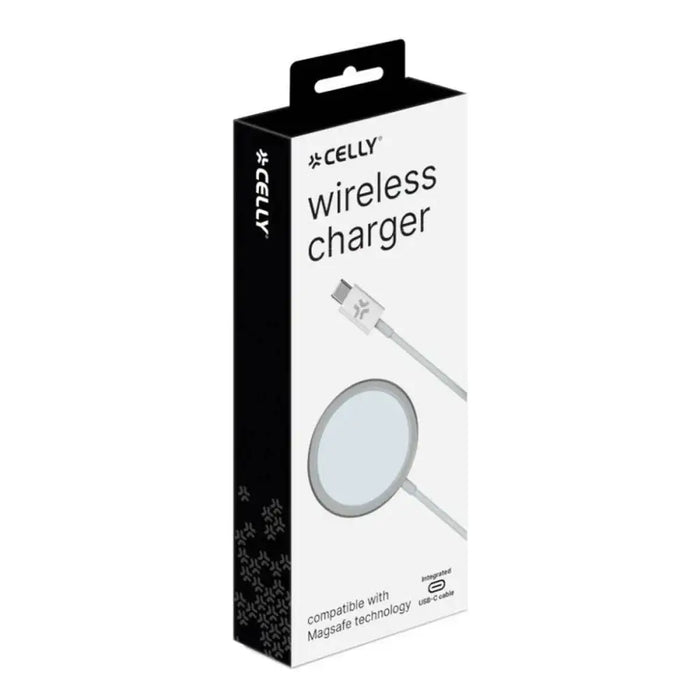 Cordless Charger Celly MAGCHARGEPRO White 15 W - Електроника Телефони и таблети<<<Компютри| Електроника<<<BigBuy&&&USB