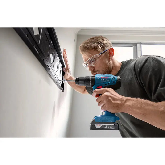 CORDLESS IMPACT DRILL BOSCH PROFESSIONAL GSB 183 Li 18 V 56.00 nm NUMBER OF BATTERIES 1 2.00 Ah SUITCASE - Акумулаторни