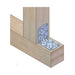 CORNER PLATE 90X90X65 MM AMIG Model 301 - Ъгли и планки<<<Профили и планки<<<Инструменти и железария<<<Praktiker