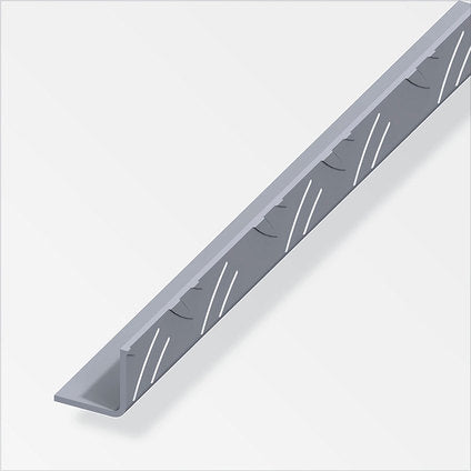 CORNER PROFILE ALUMINUM KNITTED 29.5X29.5 MM 1 M ALFER ALUMINUM - Профили<<<Профили и планки<<<Инструменти и