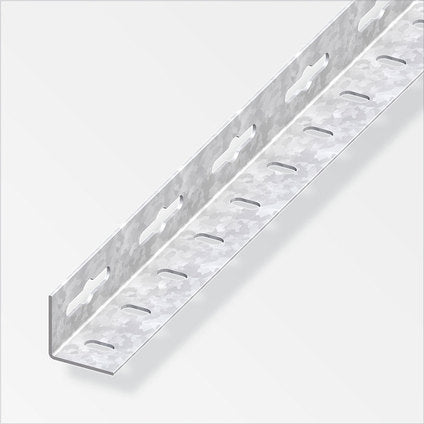 CORNER PROFILE GALVANIZED STEEL 23.5X23.5 MM 1 M ALFER ALUMINUM - Профили<<<Профили и планки<<<Инструменти и