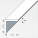 CORNER PROFILE PVC SELF-ADHESIVE 10X10 MM 1 M ALFER ALUMINUM - Профили<<<Профили и планки<<<Инструменти и