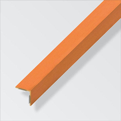 CORNER PROFILE PVC SELF-ADHESIVE 20X20 MM 1 M ALFER ALUMINUM - Профили<<<Профили и планки<<<Инструменти и