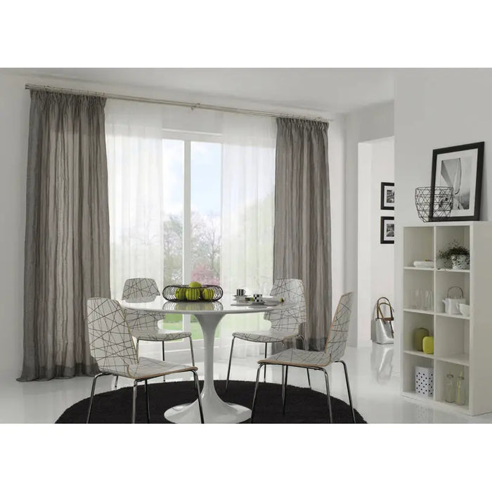 CORNICE PROFILE GARDINIA CHICAGO 160 CM STEEL OPTIC - Корнизи<<<Корнизи щори и пердета<<<Мебели и интериор<<<Praktiker